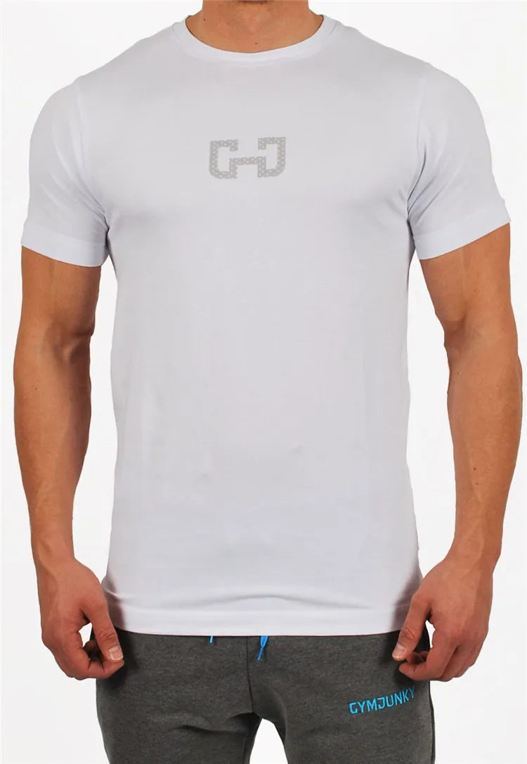 Camiseta de moda para hombre, tops para hombre, ropa de verano para fitness
