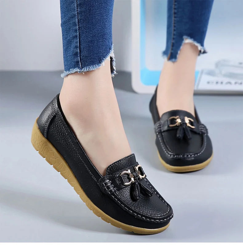 Zapatos de mujer sin cordones, mocasines para bailarinas, zapatillas casuales para mujer, zapatos planos para mujer, zapatos casuale