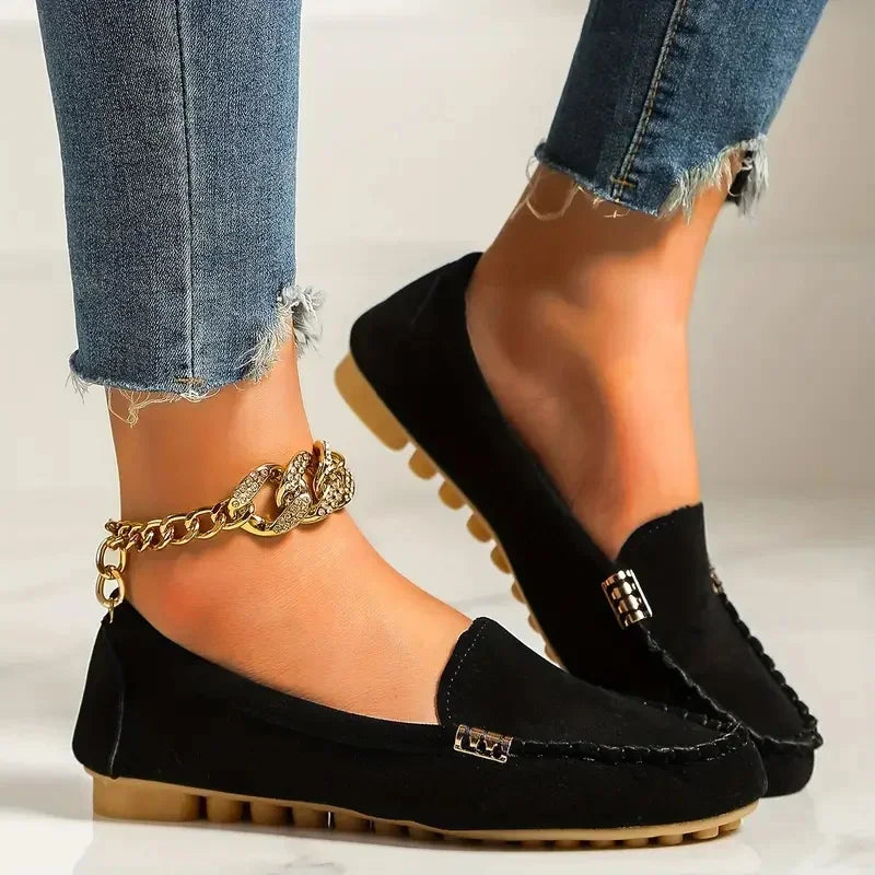 Zapatos planos para mujer, nuevos, casuales, ligeros, tipo mocasín, modernos, versátiles y cómodos, estilo Mary Jane para mujer.