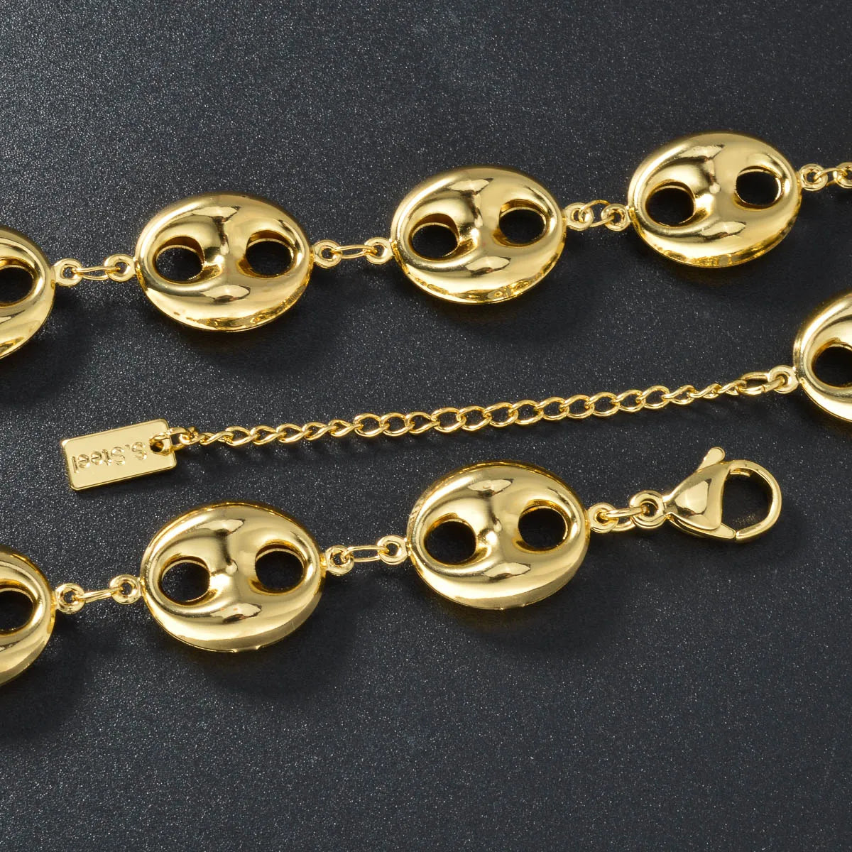 Collar de cadena cubana de 5 mm, joyería de acero inoxidable para hombre, plata, oro, estilo hip hop, unisex, cadenas duraderas, regalo para el día a día.