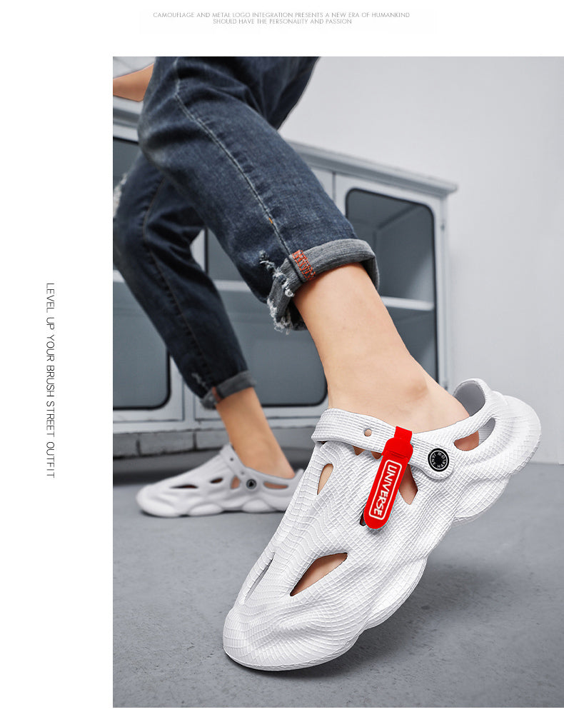 Pantuflas de verano para hombre, cómodas sandalias de plataforma para exteriores 2023, chanclas de playa, sandalias para hombre para interiores, calzado para el baño.
