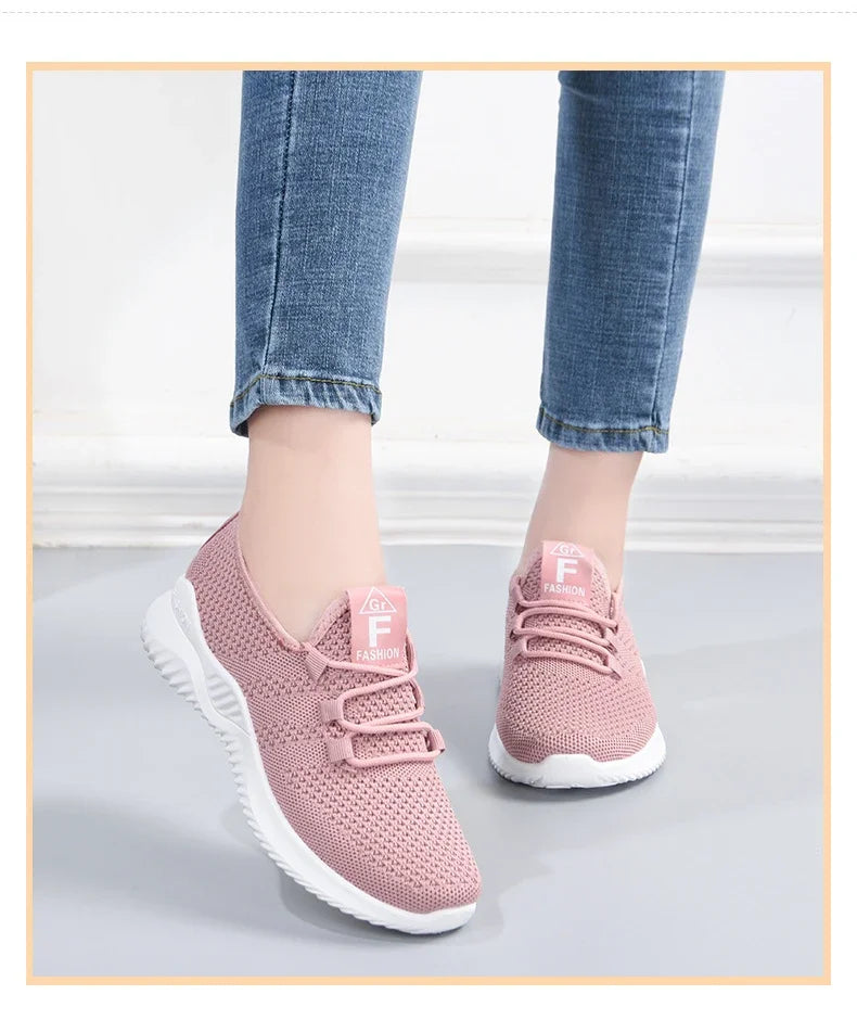 Zapatillas casuales de verano para mujer 2023, cómodas, transpirables