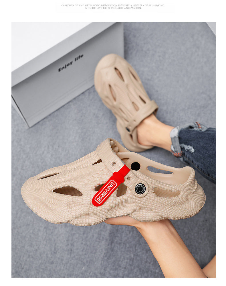 Pantuflas de verano para hombre, cómodas sandalias de plataforma para exteriores 2023, chanclas de playa, sandalias para hombre para interiores, calzado para el baño.