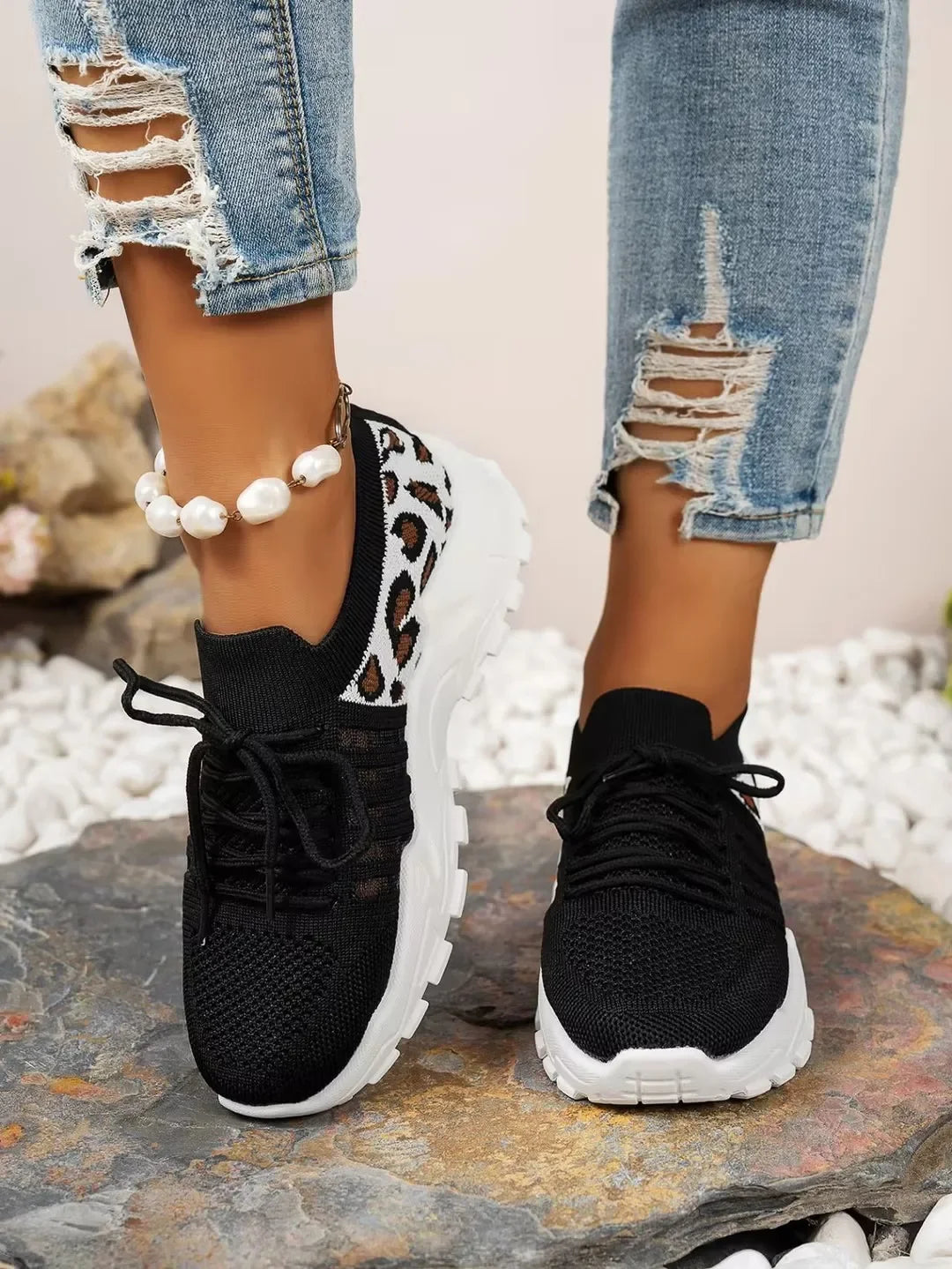Zapatillas casuales para mujer 2025 Ligeras y transpirables Zapatillas casuales para mujer Zapatillas gruesas para mujer Tenis Feminino Basket Femme