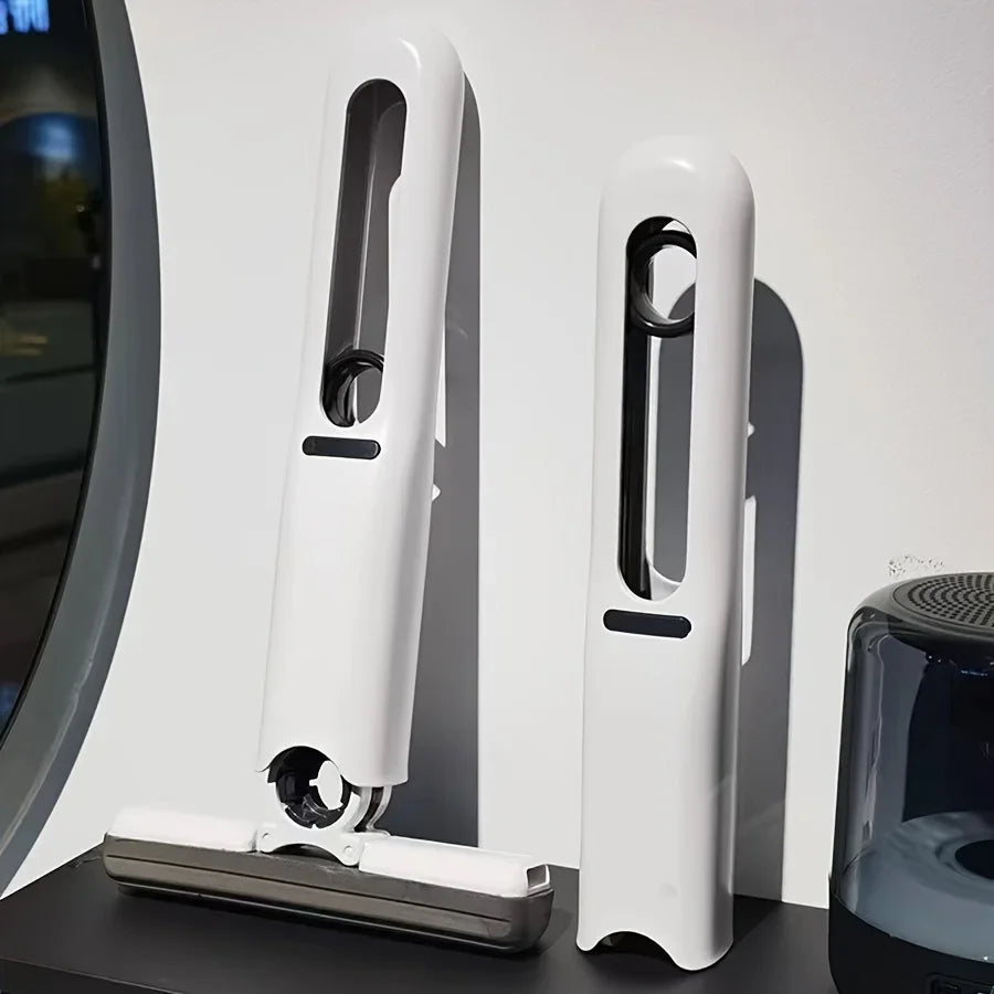 Mini fregona plegable de gran potencia con esponja para limpieza del hogar. Fregonas autoescurribles para suelos, escritorios, ventanas y coches.