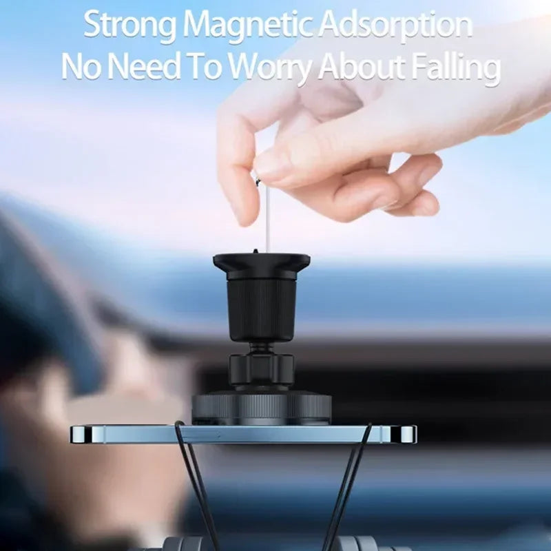 Soporte magnético para cargador inalámbrico de coche, soporte magnético para teléfono de coche, estación de carga rápida para iPhone 15, 14, 13, 12, 11 Pro Max