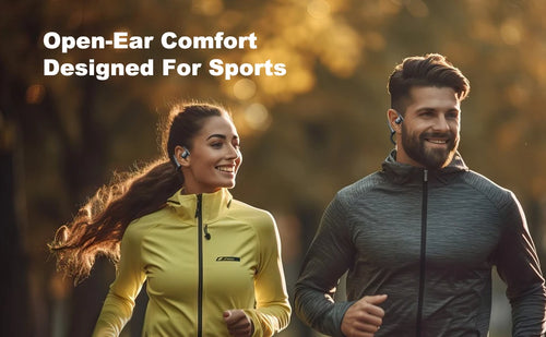 Auriculares de conducción ósea Run for Shokz, auriculares Bluetooth de oído abierto, auriculares inalámbricos supraaurales, auriculares deportivos inalámbricos para correr.