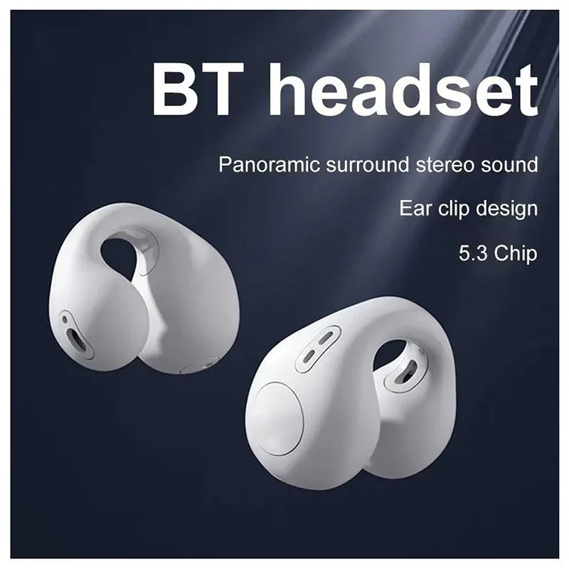 Auriculares de Conducción Ósea BMAD con Pantalla de Carga