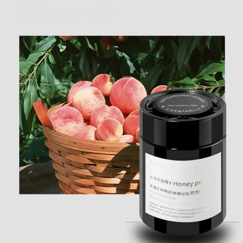 Perfume sólido en bálsamo para coche con aromaterapia, con fragmentos de la nueva fragancia de larga duración.