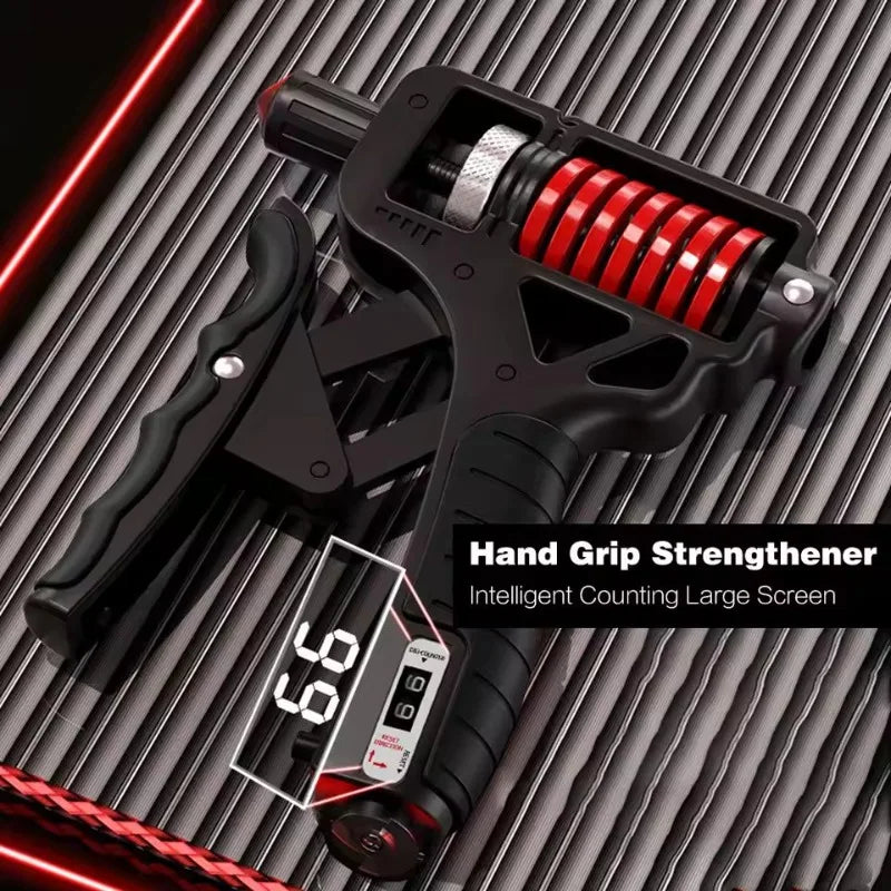 Entrenador de fuerza de agarre de 5 a 165 kg, fortalecedor de agarre de mano, fortalecedor de antebrazo con resistencia ajustable, perfecto para músicos y atletas.