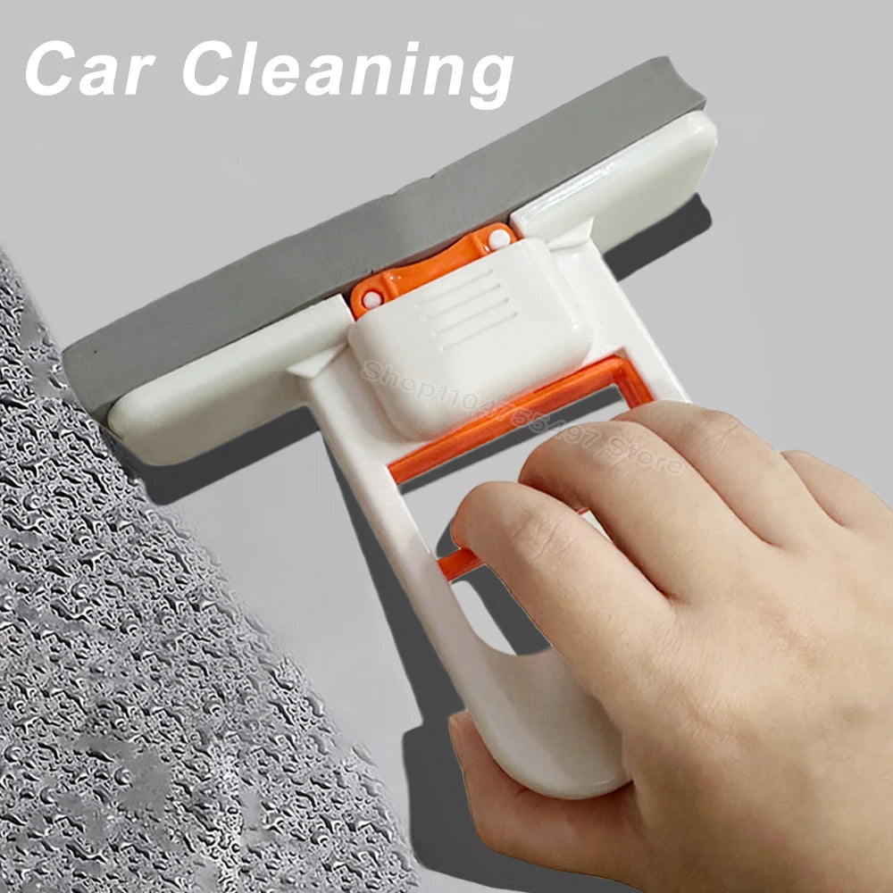 Mini fregona de escritorio, esponja para limpieza, fregona de lavado de agua, fregona plegable potente, fregona de mano para suelos, espejos, ventanas y cristales de coche.