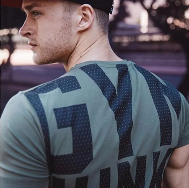 Camiseta de moda para hombre, tops para hombre, ropa de verano para fitness