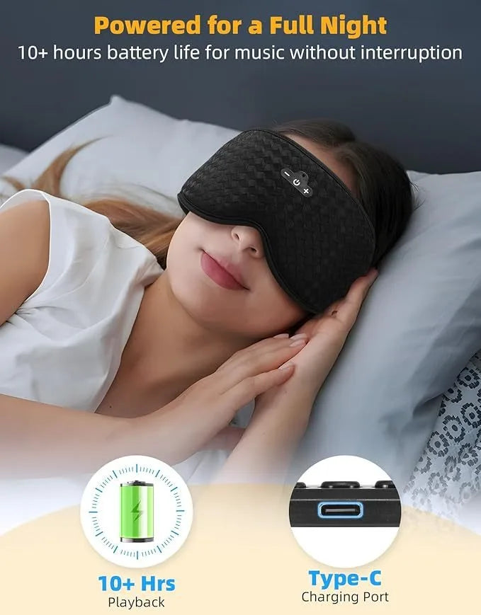 Antifaz 3D con Bluetooth para Dormir ( JINSERTA )
