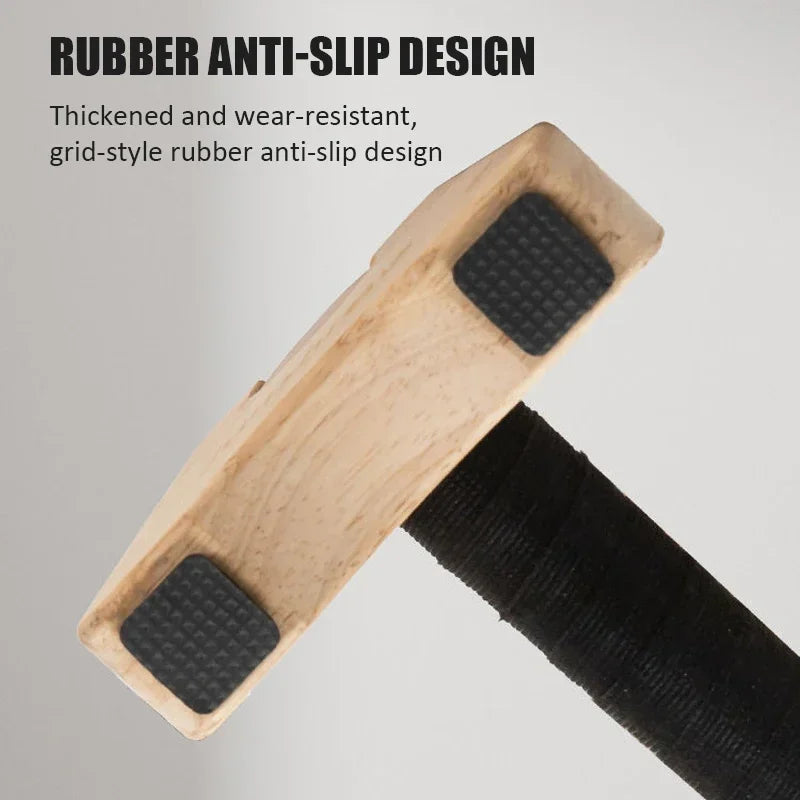 1 par de soportes de madera para barras de flexiones, barra de flexiones para gimnasio, tabla de ejercicios de fitness, entrenamiento de culturismo, barra paralela para parada de manos