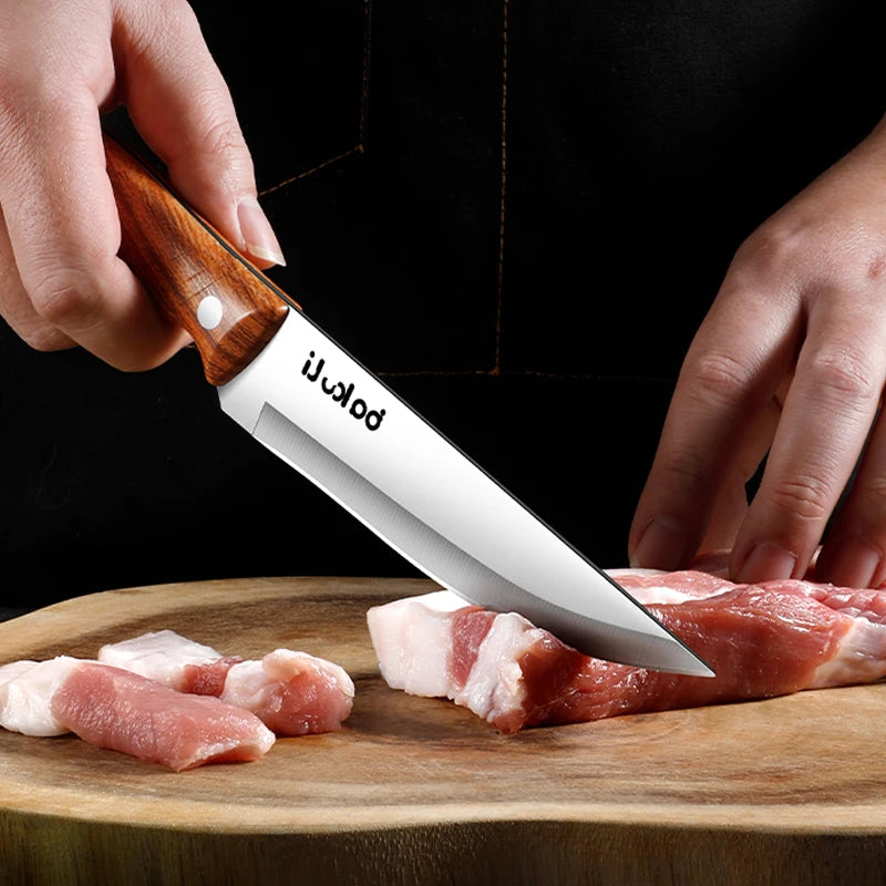 Nuevo cuchillo deshuesador profesional, cuchillo de chef con hoja ultra afilada de acero inoxidable de alto contenido de carbono para herramientas especiales de cocina de carnicero.