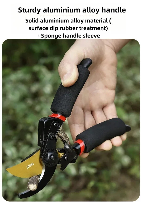 Tijeras de podar para jardín, podadora manual para plantas, tijeras de jardinería, tijeras para arbustos, tijeras para ramas de huerto, herramienta de poda profesional