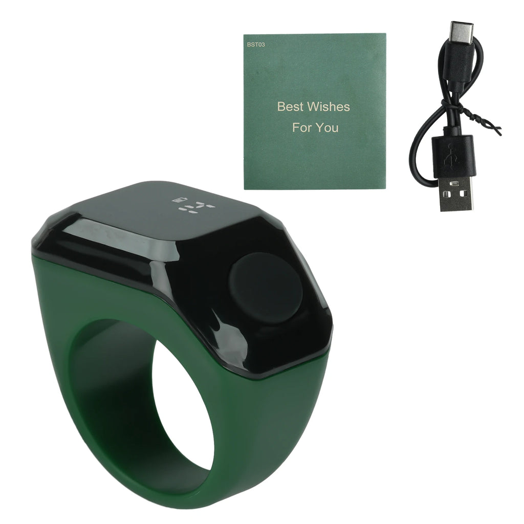 Contador de timbres inteligente con aplicación, pantalla digital portátil, contador Bluetooth, recordatorio por vibración, contadores de conteo portátiles.