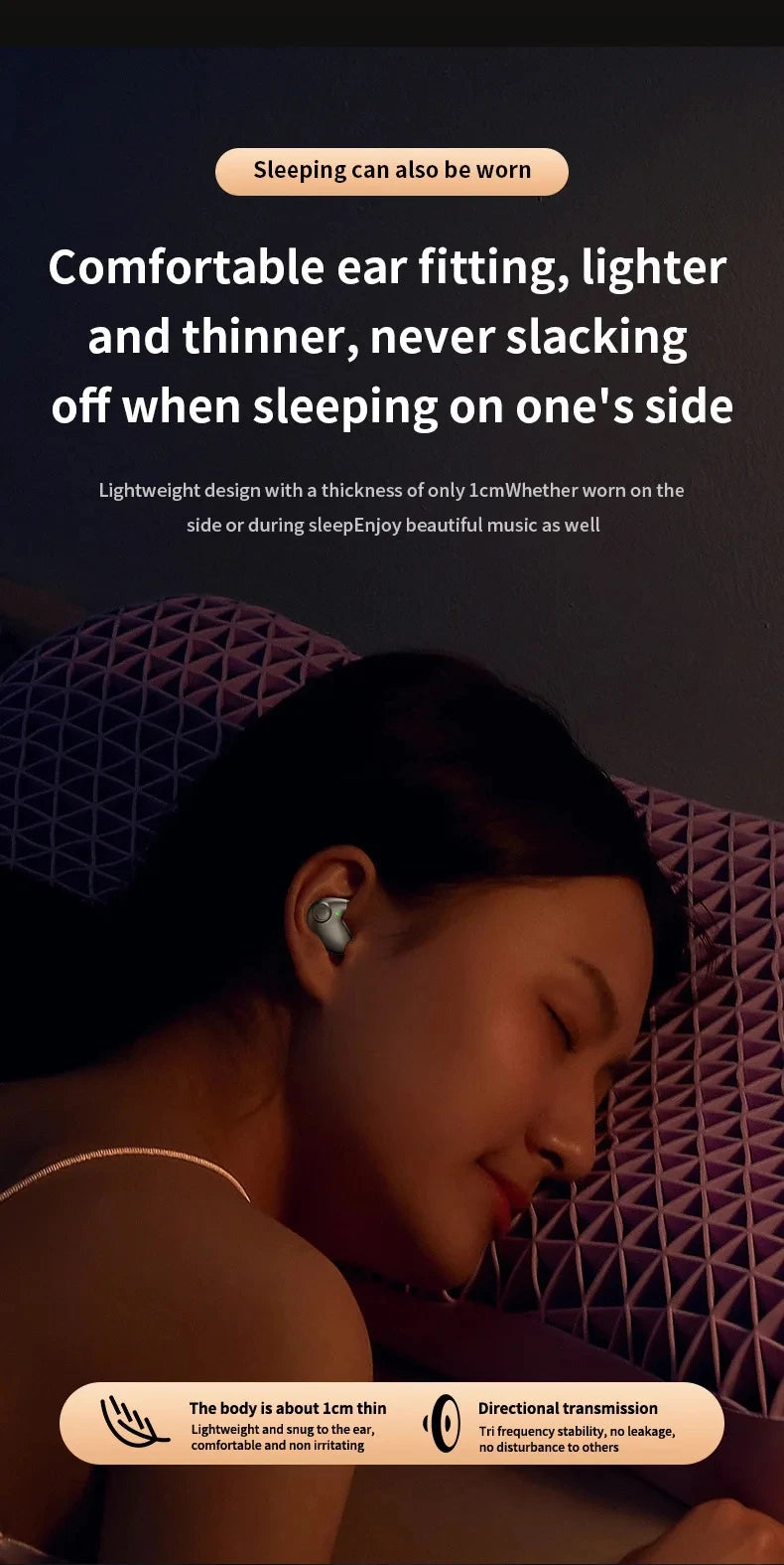Auriculares Invisible para Dormir (MUIA)