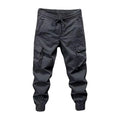 Pantalones deportivos para hombre, tallas M-5XL, estilo cargo, con cordón.
