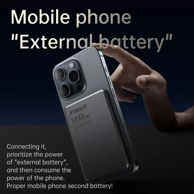 Xiaomi Metal Magnetic Power Bank Super Fast Charging Compact Portable Mini Ultra-Thin Wireless Power Bank with Large Capacity