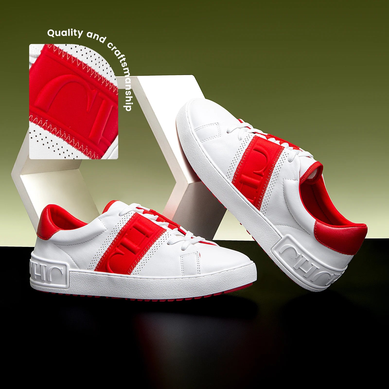 Zapatos casuales para mujer, blancos, con suela plana, tecnología de equilibrio, plantilla de presión, zapatillas cómodas, marca de lujo, novedad 2025