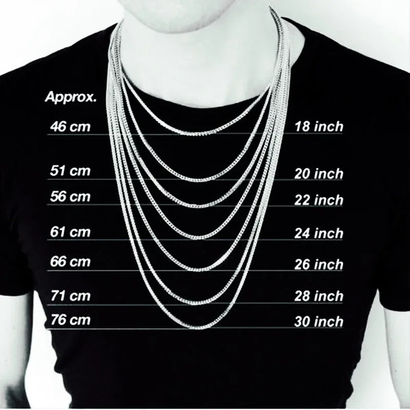 Collar de cadena cubana de acero inoxidable YQ para hombre, estilo gótico punk, joyería, color negro, dorado y plateado.