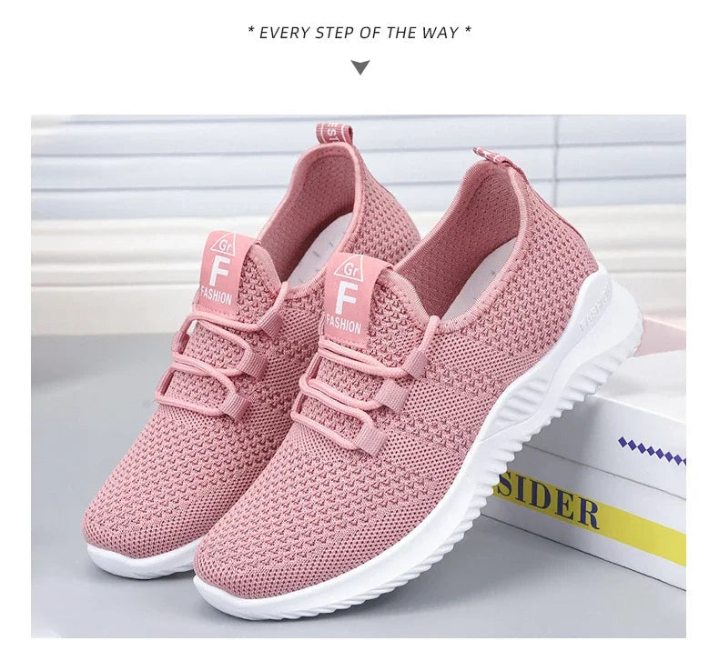 Zapatillas casuales de verano para mujer 2023, cómodas, transpirables