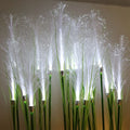 Luces solares para jardín y paisaje, lámpara de césped con efecto de flor de junco, lámpara de fibra óptica para exteriores e iluminación impermeable para caminos.