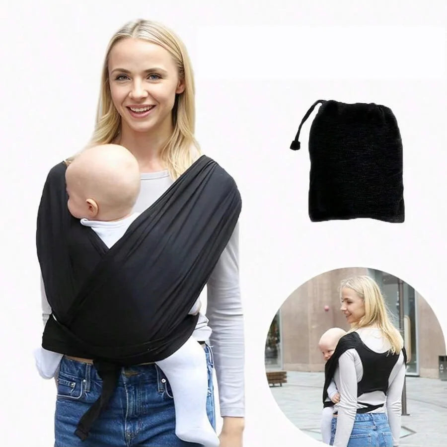 Mochila portabebés ergonómica para recién nacidos con correas tipo mochila, ideal para la crianza al aire libre, con soporte en forma de X y cómoda.