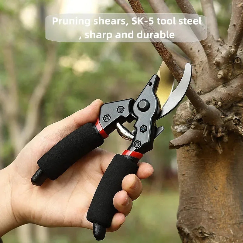 Tijeras de podar para jardín, podadora manual para plantas, tijeras de jardinería, tijeras para arbustos, tijeras para ramas de huerto, herramienta de poda profesional