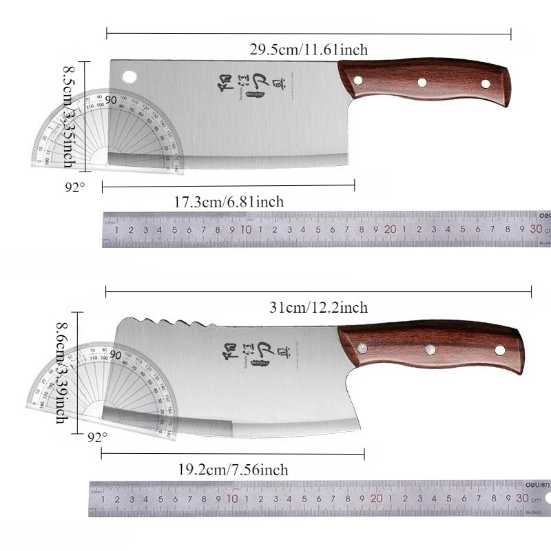 Cuchillo de cocina: Cuchillo multiusos de acero inoxidable ultra afilado para uso doméstico, cuchillo para rebanar, cuchillo para cortar carne, cuchillo de chef, cuchillo para deshuesar.