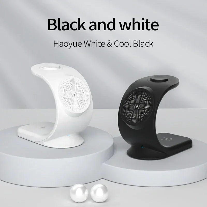 Cargador inalámbrico magnético 3 en 1, estación de carga rápida para MagSafe iPhone 16~12 Pro Max iWatch 10/9/8/7/6/5/4/3/2 SE AirPods Pro