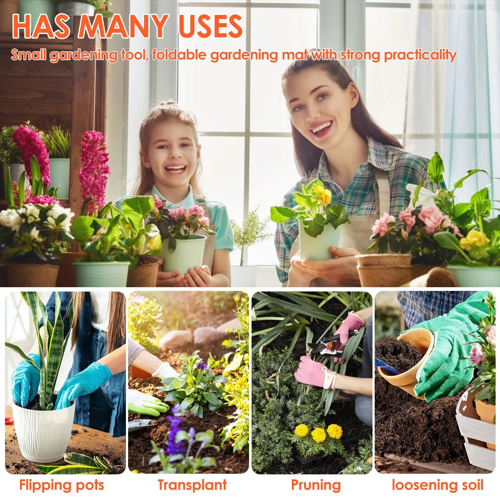 Kit de herramientas para mini macetas de 13/16 piezas para plantas suculentas de jardín con tapete para trasplante de bonsáis de interior y plántulas en miniatura