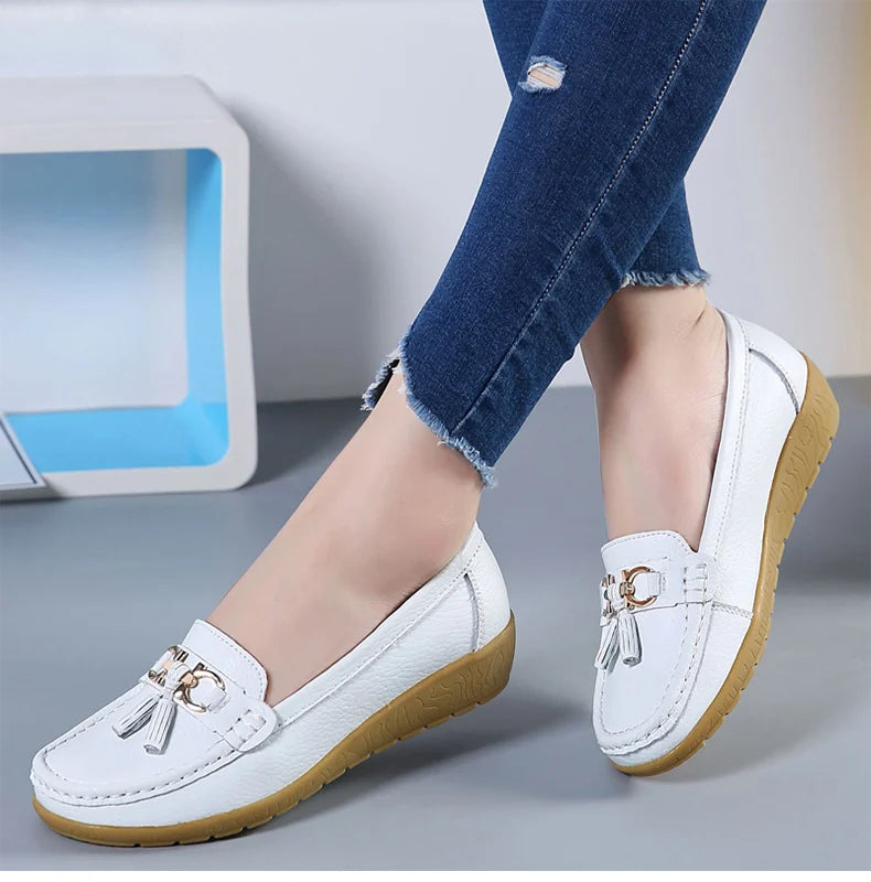 Zapatos de mujer sin cordones, mocasines para bailarinas, zapatillas casuales para mujer, zapatos planos para mujer, zapatos casuale