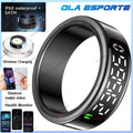 Anillo inteligente con pantalla táctil, gestor de salud, control por gestos y vídeo, resistente al agua hasta 5 ATM. Para hombres y mujeres. Nuevo anillo inteligente 2025.