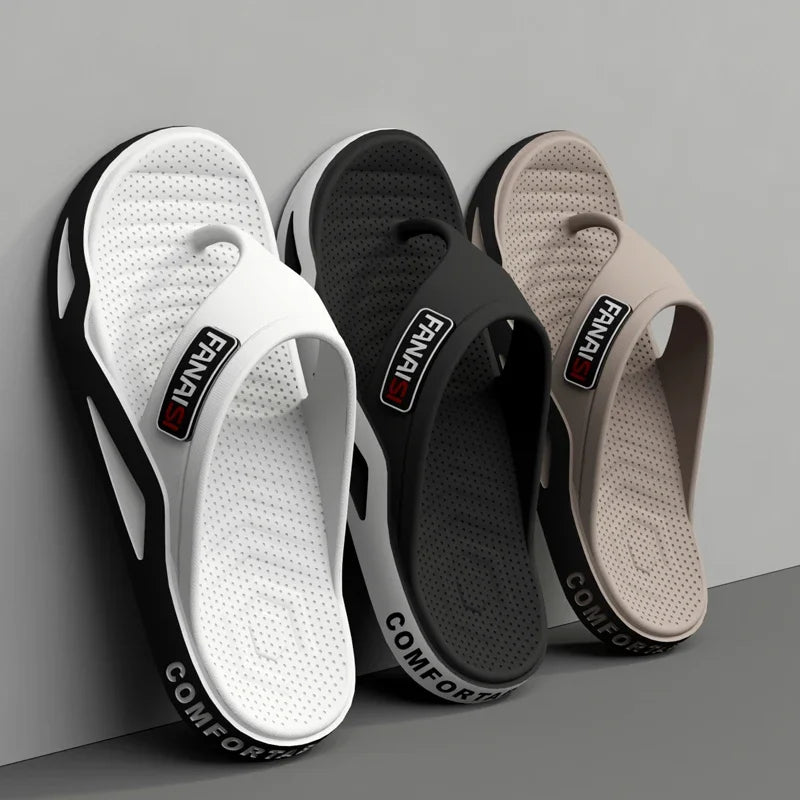 Chanclas de verano para hombre, sandalias deportivas de playa, calzado informal para hombre, estilo casual, moderno y cómodo para estar en casa.
