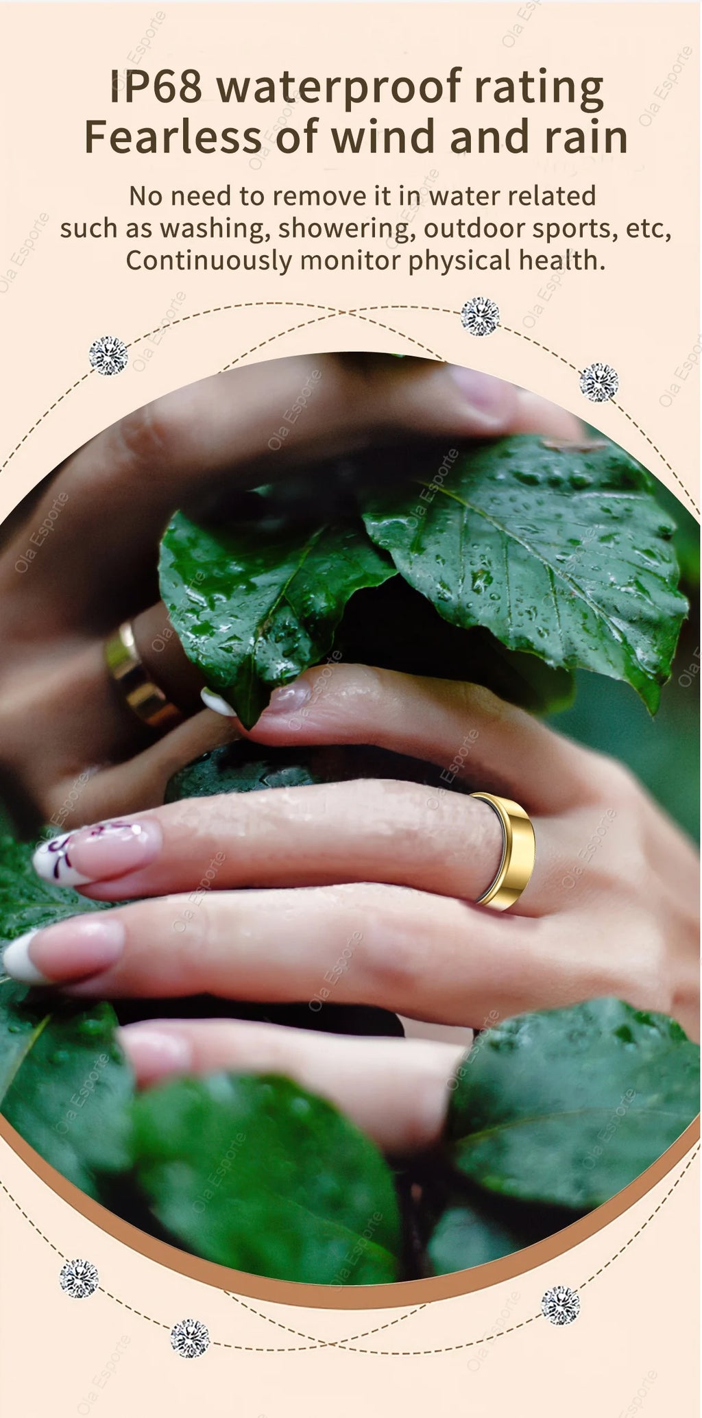 Anillo inteligente R10 con base de carga para hombres y mujeres. Monitorización de la salud, el sueño y la frecuencia cardíaca. Resistencia al agua IP68 y 5ATM. Modo multideporte