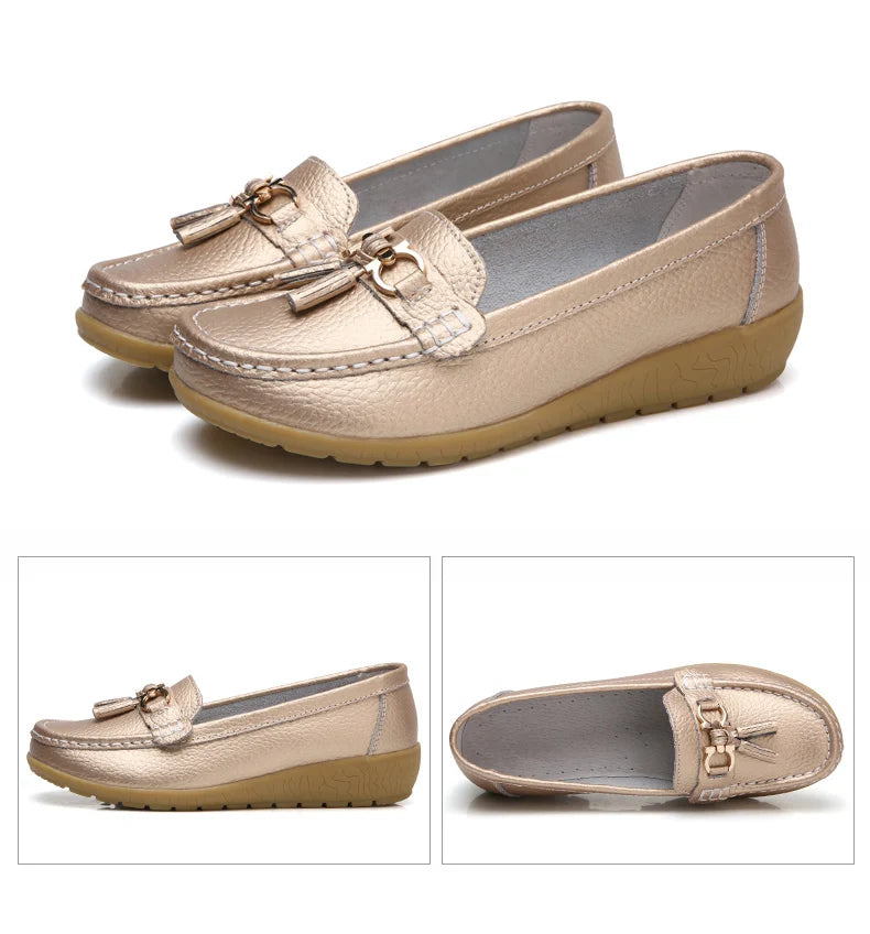 Zapatos de mujer sin cordones, mocasines para bailarinas, zapatillas casuales para mujer, zapatos planos para mujer, zapatos casuale
