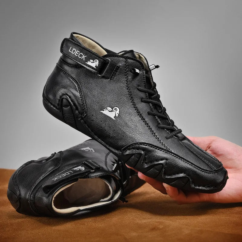Zapatillas casuales para hombre 2023, nuevos botines con cordones, zapatos de moda para hombre, mocasines de alta calidad, zapatos casuales de lujo para hombre.