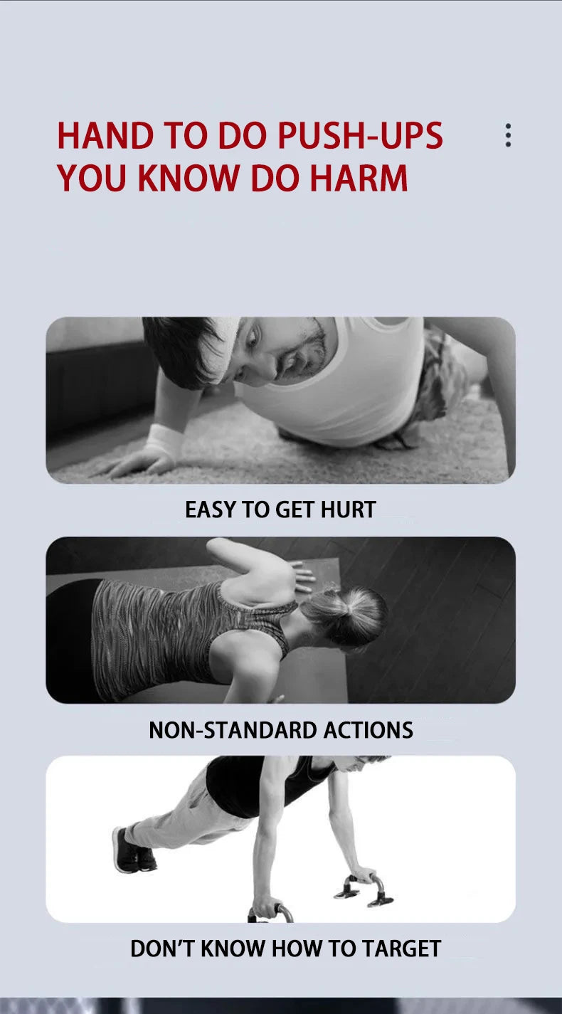 Juego de tabla de flexiones multifuncional portátil con asas, plegable, para entrenamiento de pecho, abdomen, brazos y espalda.