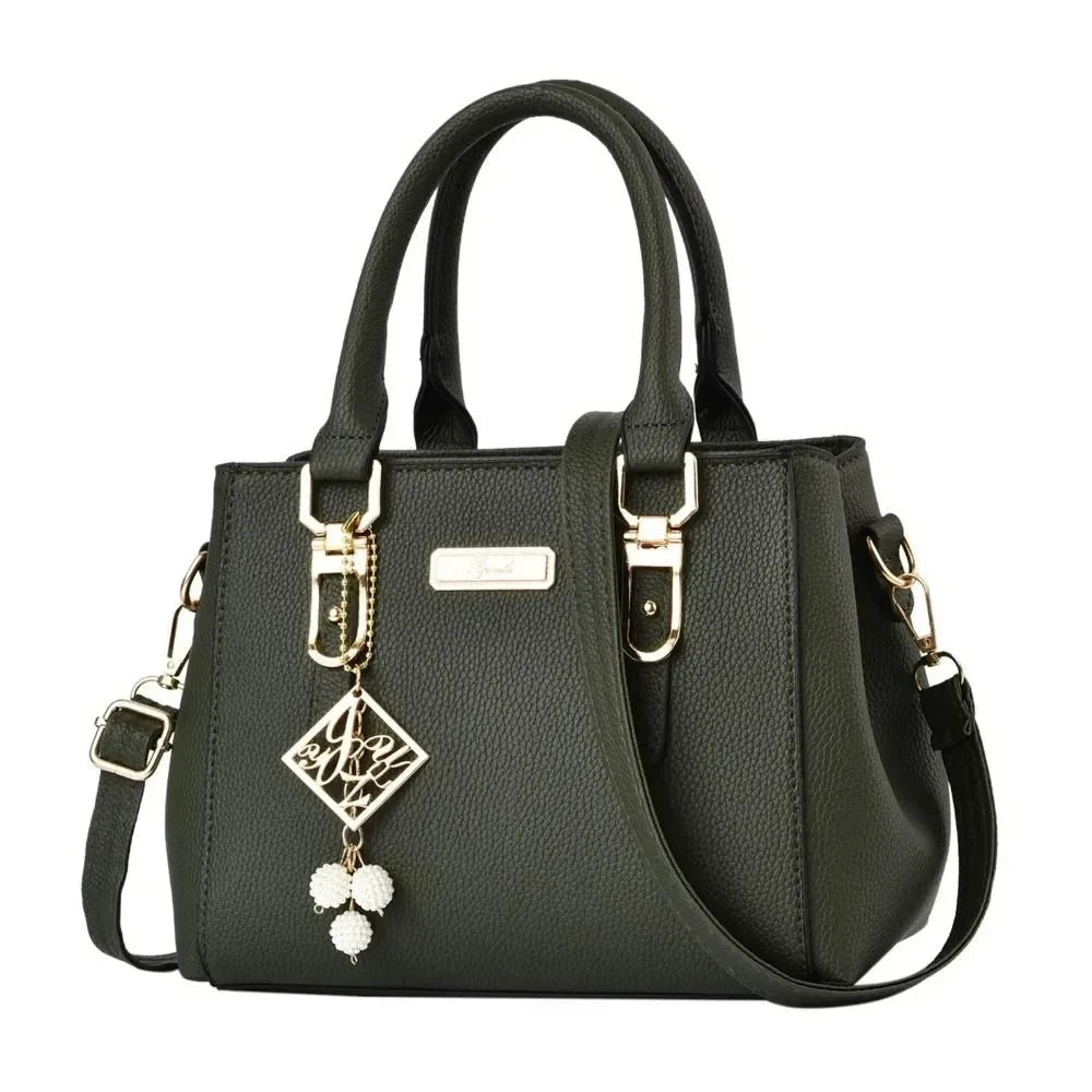 Bolsos de mano de gran capacidad, bolsos de mujer, bolsos de hombro para mujer, bolso bandolera informal de cuero