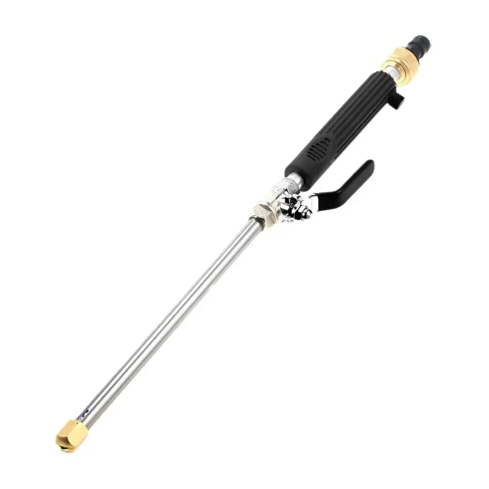 Pistola de agua a alta presión para coche de 46 cm, manguera de limpieza para jardín, herramienta de riego, pulverizador, boquilla aspersora R4Z8