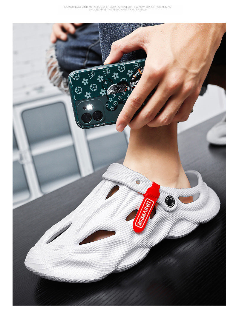 Pantuflas de verano para hombre, cómodas sandalias de plataforma para exteriores 2023, chanclas de playa, sandalias para hombre para interiores, calzado para el baño.