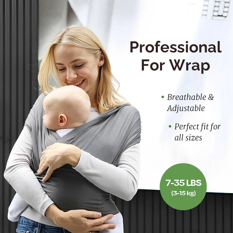 Mochila portabebés ergonómica para recién nacidos con correas tipo mochila, ideal para la crianza al aire libre, con soporte en forma de X y cómoda.