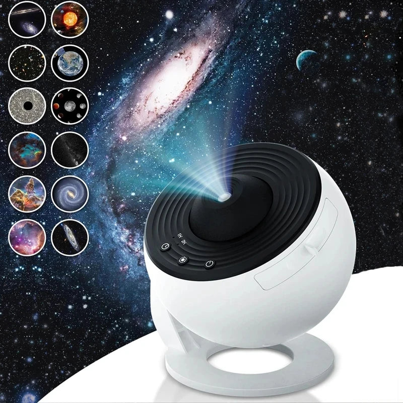 Nuevo proyector de estrellas Galaxy Light 13 en 1 Planetario con rotación de 360°