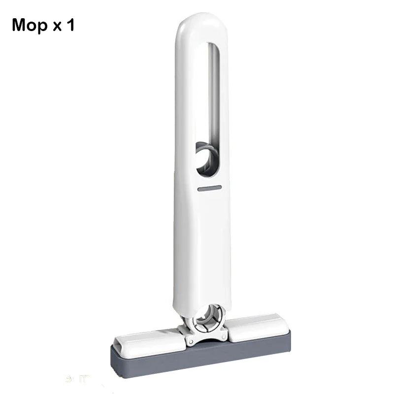 Mini fregona plegable de gran potencia con esponja para limpieza del hogar. Fregonas autoescurribles para suelos, escritorios, ventanas y coches.