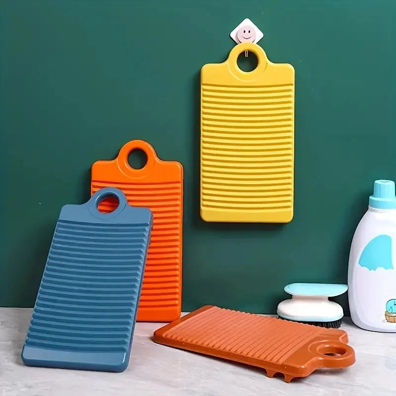 1 tabla de lavar mini antideslizante para ropa, fácil de limpiar y cómoda de usar.