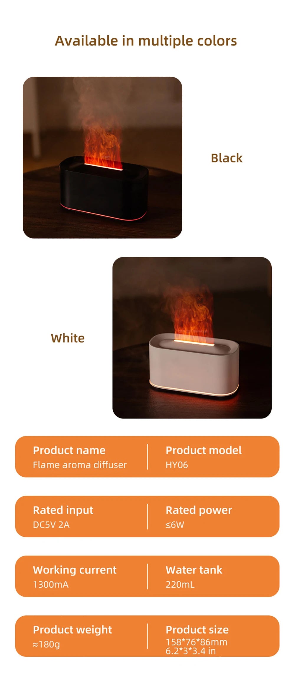 Humidificador de aire con difusor de aceites esenciales