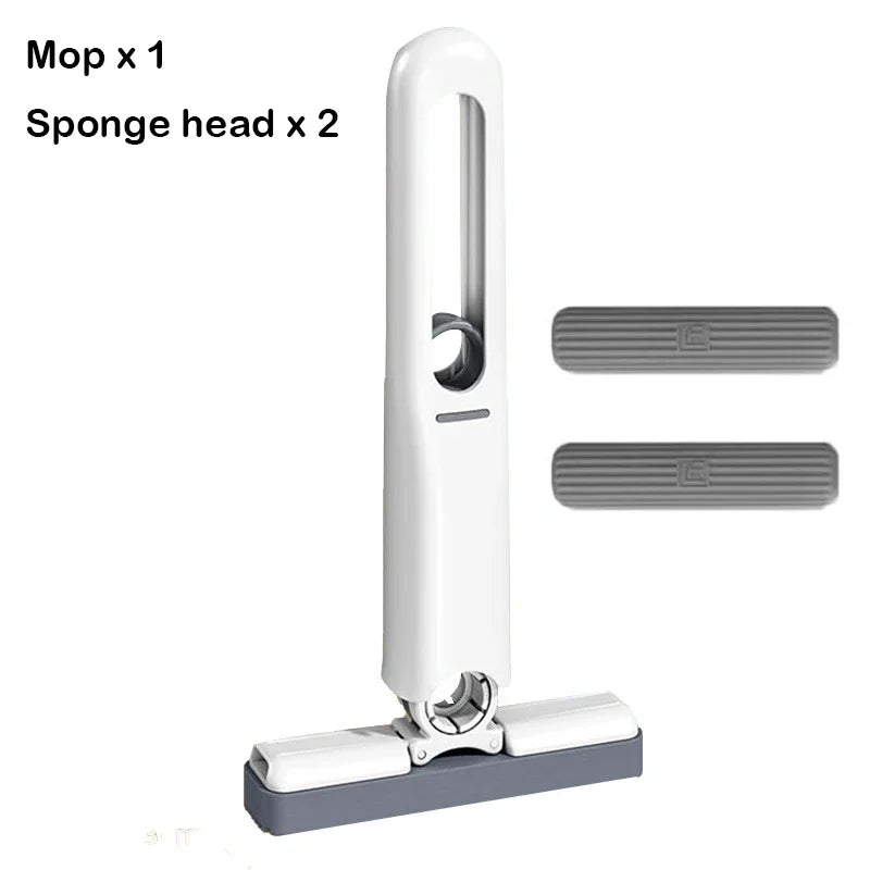 Mini fregona plegable de gran potencia con esponja para limpieza del hogar. Fregonas autoescurribles para suelos, escritorios, ventanas y coches.