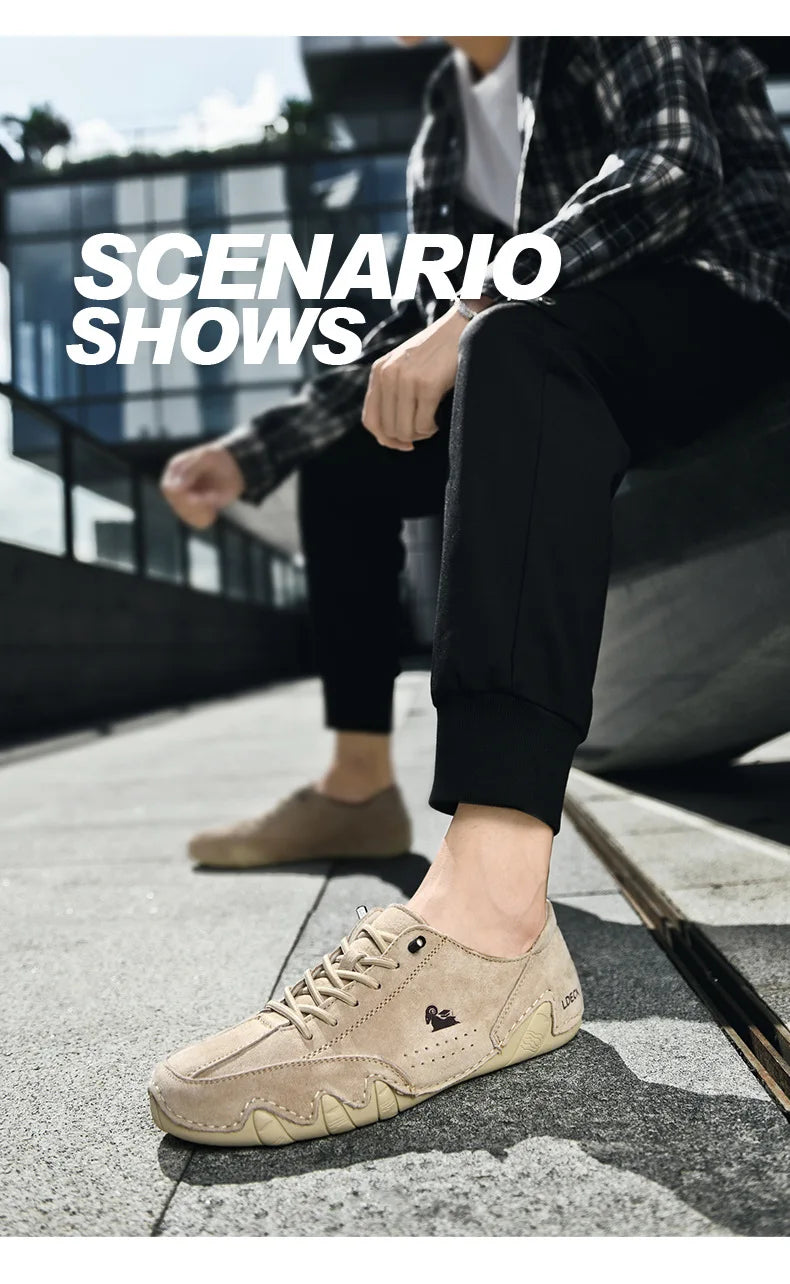 Zapatillas casuales para hombre 2023, nuevos botines con cordones, zapatos de moda para hombre, mocasines de alta calidad, zapatos casuales de lujo para hombre.